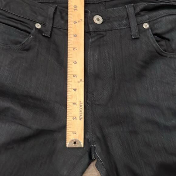 Naked & Famous Denim Black Slim Straight Jeans - Picture 7 of 11